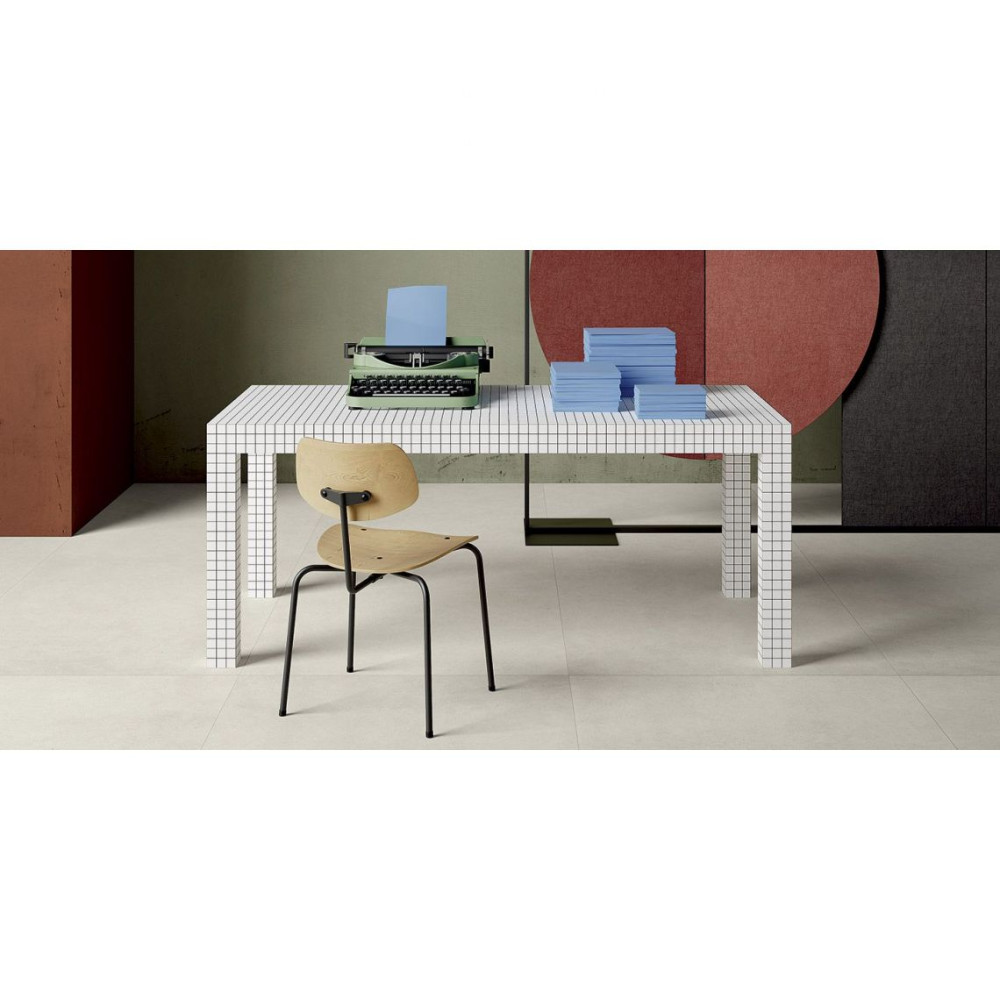 Fiandre FjordMaximumWhite 100х100 semilucidato 6мм(GFAA600N022A2)