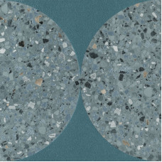 Tubądzin Dekor gresowy Funky blue 4 19,8x19,8 Gat.1