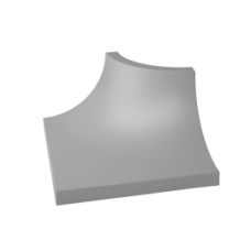Paradyz GAMMA SZARA KштAŁTKA C MAT. 3X4 G1