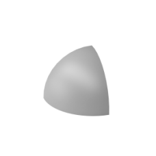 Paradyz GAMMA SZARA KштAŁTKA E MAT. 3X3 G1