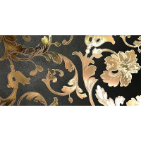 GARDENIA ORCHIDEA 0262690 DEC.BAROCCO NERO-ORO 39X78