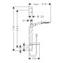 HANSGROHE RAINDANCE Select S душевой набор 120 3jet P, Powder Rain