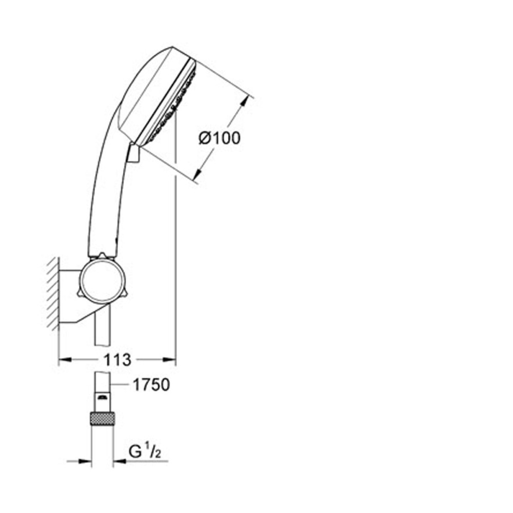 GROHE NEW Tempesta Cosmopolitan Душевой набор