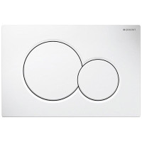 GEBERIT SIGMA01 cмывная клавиша, для двойного смыва: альпийский белый