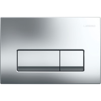 GEBERIT DELTA50 смывная клавиша, пластик, хром глянц.