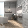 GEOTILES INOX RLV. MIX RECT