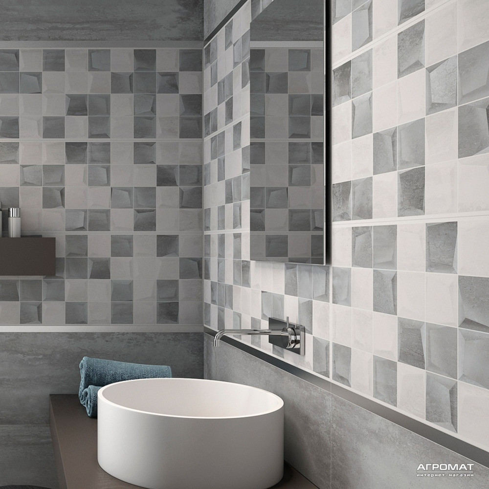 GEOTILES INOX RLV. MIX RECT