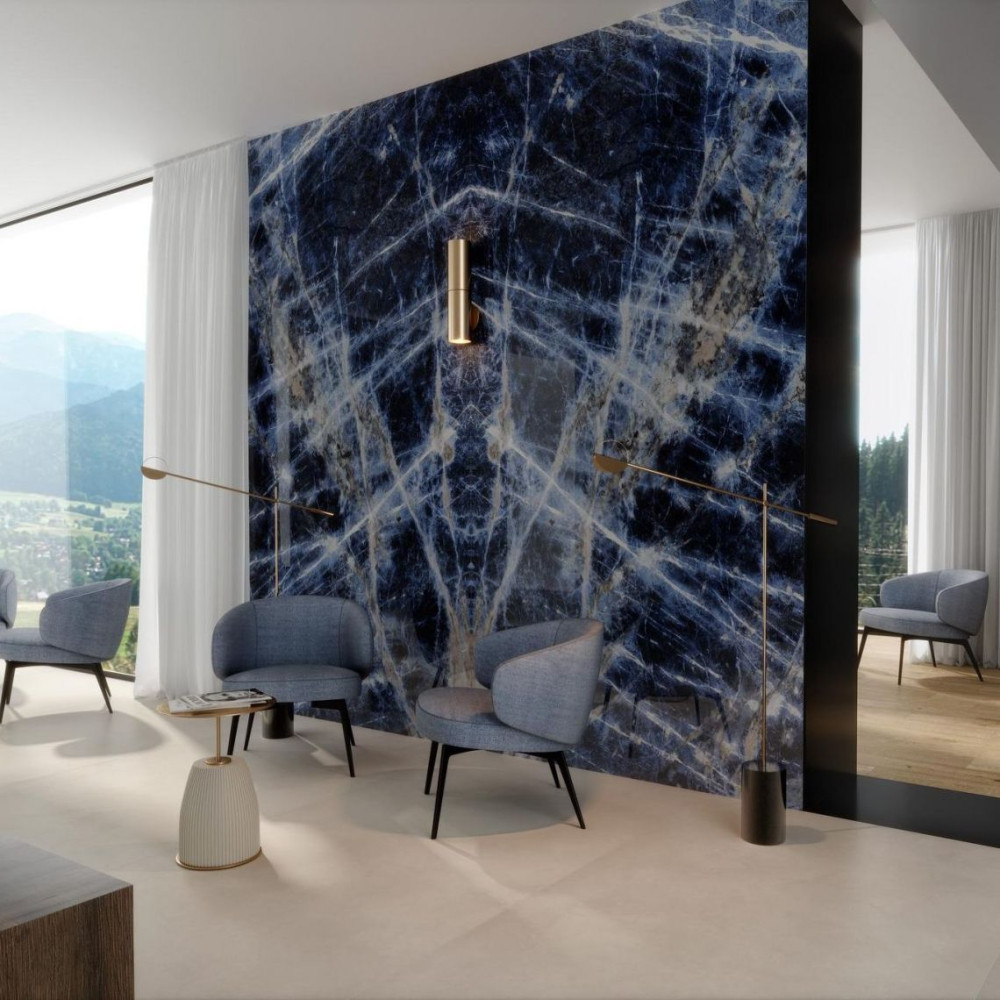 Marazzi Grande Marble Look Sodalite Blu Lux 120х278 Rett. 6mm (MAH4)