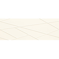 Tubądzin House of Tones white A STR 32,8x89,8 Gat.1