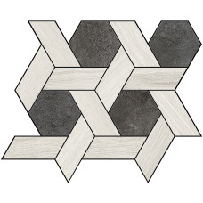 LA FABBRICA IL CERRETO DECORO CHAMPAGNE BLACK 30х26 P287 (MOSCPO6)