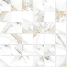 INTERGRES Декор МОЗАЇКА CALACATTA GOLD Сіра М35071 30х30