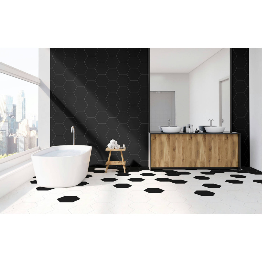 KEROS HEXA ELEMENT NEGRO 23х27 (плитка для підлоги і стін)
