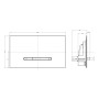 Смывная клавиша VILLEROY & BOCH VICONNECT 92218061