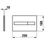 Смывная клавиша LAUFEN LIS H8956610070001