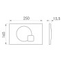 Смывная клавиша IMPRESE i-FRAME i7115PS