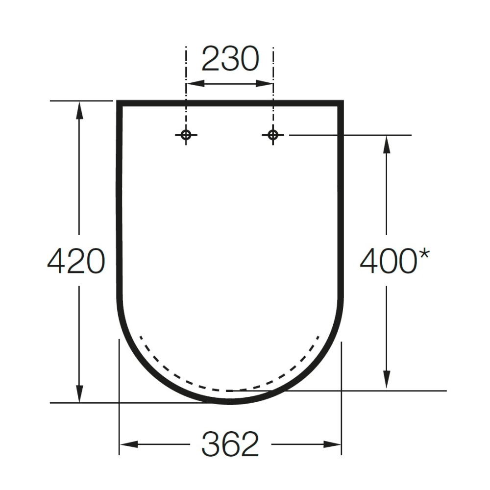 Сиденье для унитаза ROCA MERIDIAN A8012AC00B