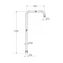 Кронштейн для верхнього душу GROHE RELEXA PLUS 27304000