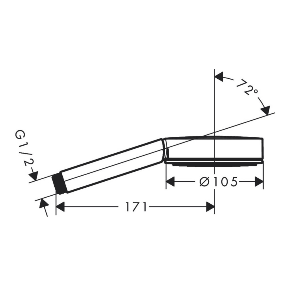 Ручной душ HANSGROHE PULSIFY 24120670