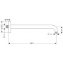 Кронштейн для верхнього душу HANSGROHE HANSGROHE 27413000
