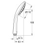 Ручной душ GROHE EUPHORIA 27221001
