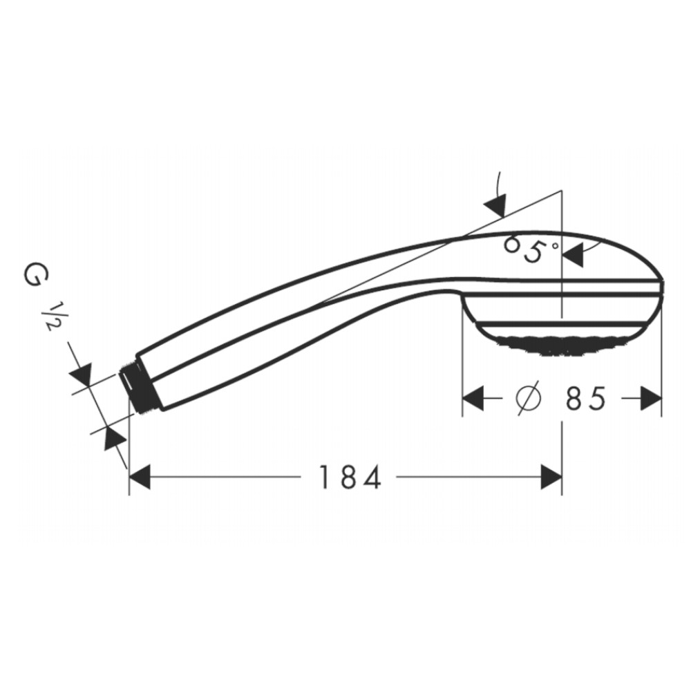 Ручной душ HANSGROHE CROMETTA 85 28585000