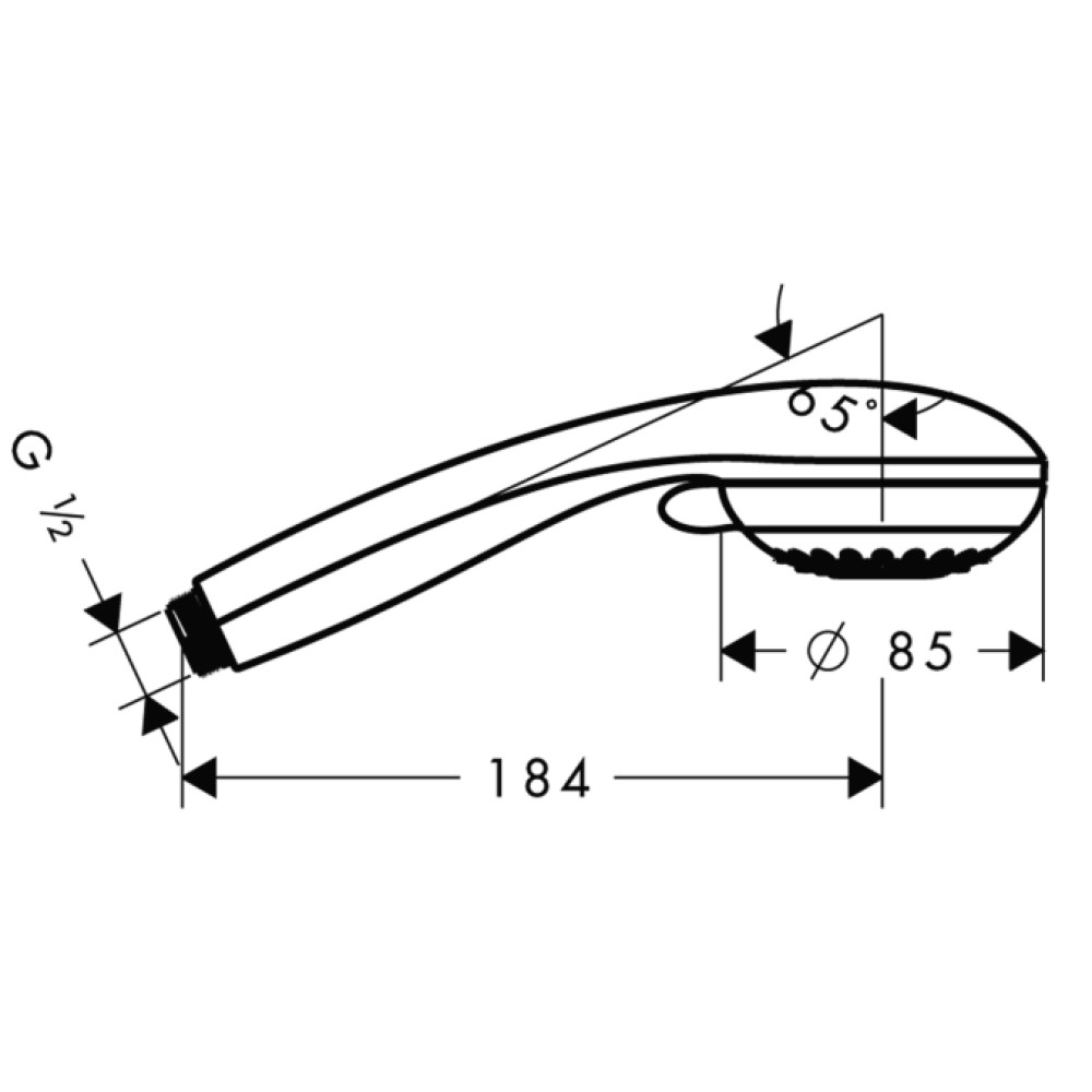Ручной душ HANSGROHE CROMETTA 85 28562000