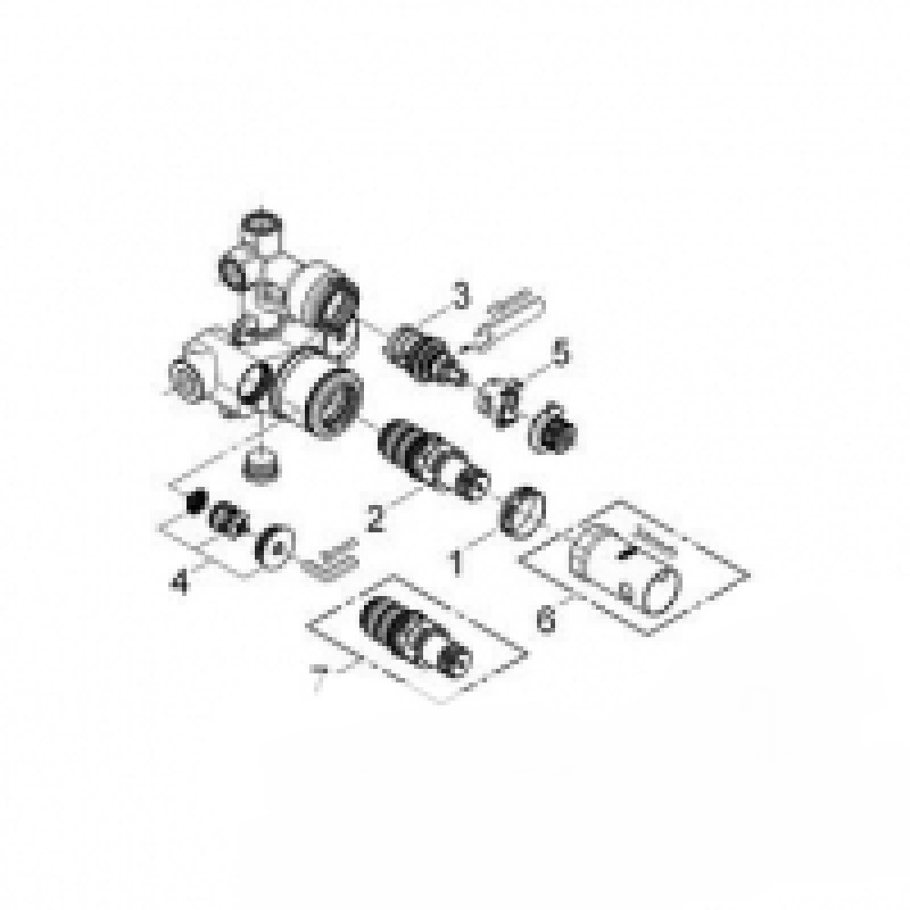 Скрытая часть GROHE GROHTHERM 3000 34212000