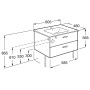Комплект мебели ROCA VICTORIA BASIC A855854423