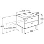 Комплект мебели ROCA VICTORIA BASIC A855852423