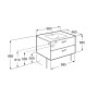 Комплект мебели ROCA VICTORIA BASIC A855854422
