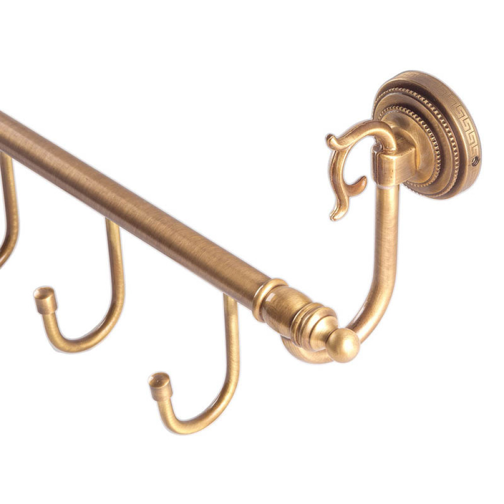 Планка с крючками KUGU Versace Antique 210-4A