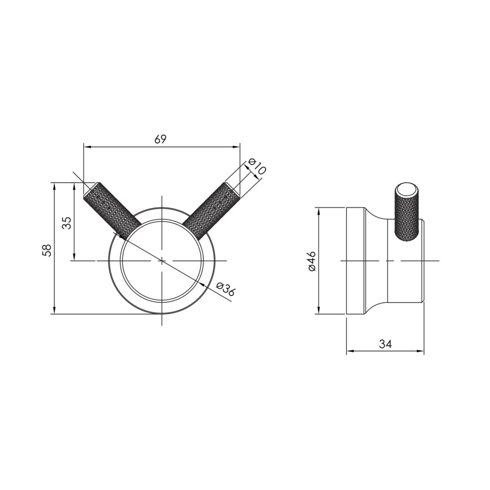 Крючок IMPRESE BRENTA ZMK091908210