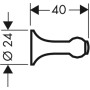 Крючок HANSGROHE AXOR TERRANO 41337810