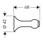 Крючок HANSGROHE AXOR TERRANO 41383000