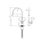 Смеситель кухонный ASIGNATURA Delicate 80548602