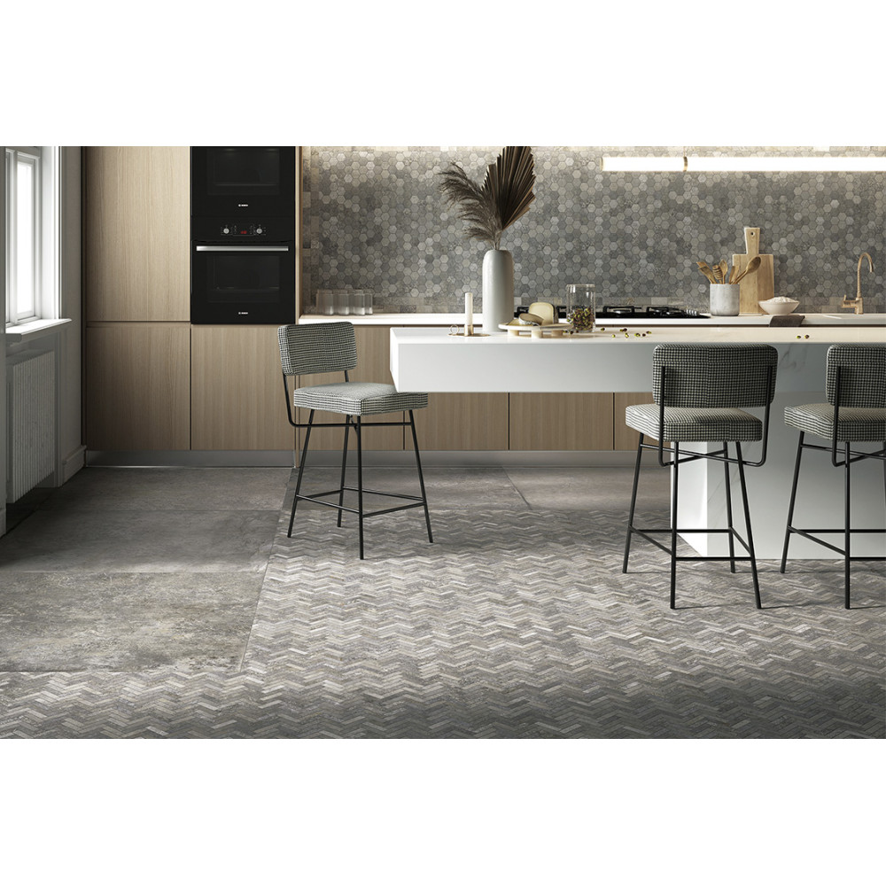 LA FABBRICA JUNGLE STONE SILVER LAP RET 120х120 (плитка для підлоги і стін) M131 (154046)