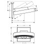 Верхний душ HANSGROHE RAINFINITY 26232700
