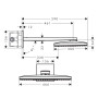 Верхній душ HANSGROHE RAINMAKER SELECT 24005600