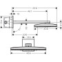 Верхний душ HANSGROHE RAINMAKER SELECT 24005400