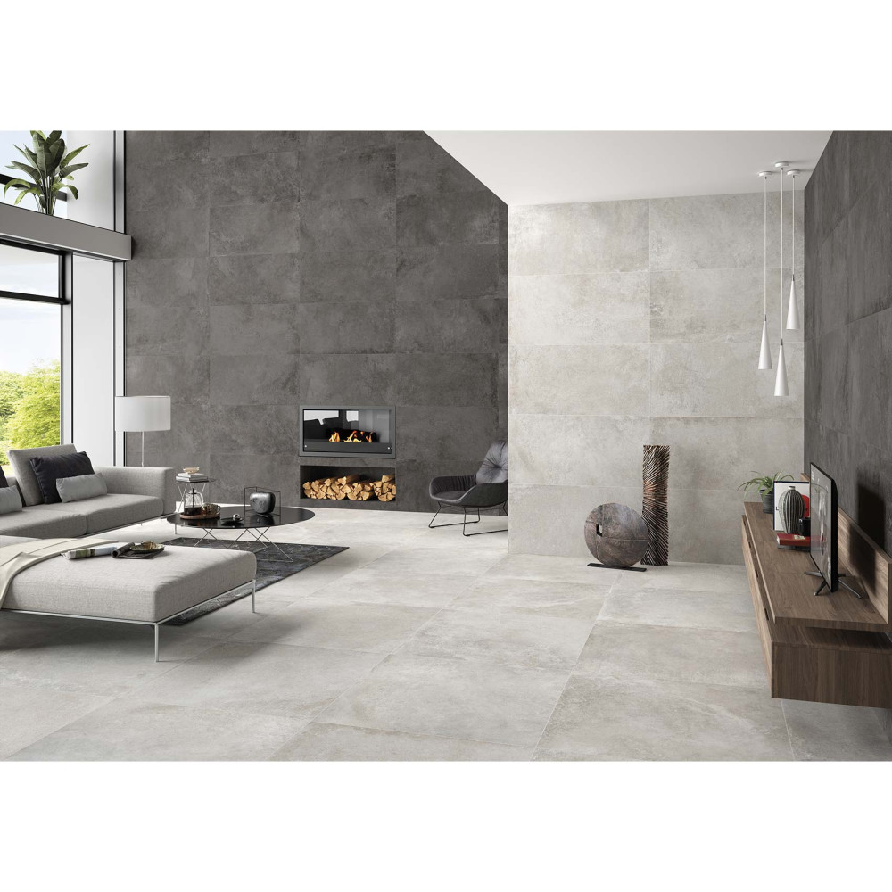 ALMERA CERAMICA (SPAIN) LORRAINE GREY RECT.