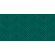 Керамическая плитка для стен CERAMICA COLOR Green Matt Chevron Rett. 30*60