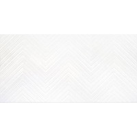 Керамічна плитка для стін CERAMICA COLOR Perla Ivory Chevron Rett. ( CCR-54-1 ) 30*60
