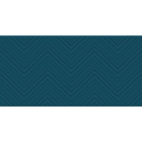 Керамічна плитка для стін CERAMICA COLOR Blue Mat Chevron Rett. 30*60