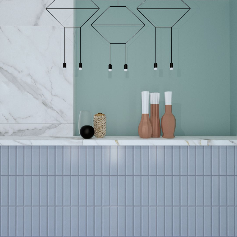 Ornamenta Manufatto Dusty Blue Diamantato 7,5x30 (MAN730DBD)