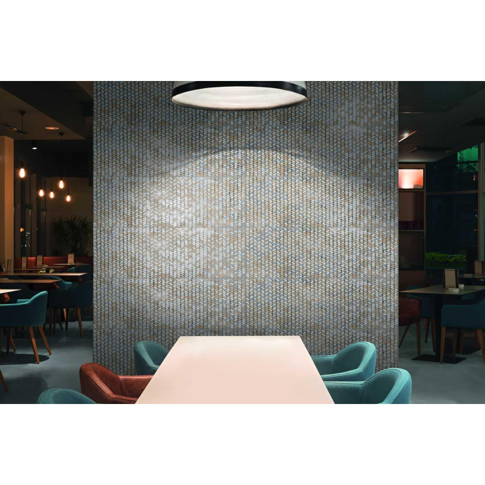 MARAZZI M15H FRESCO DECORO LEAVES LIGHT 32.5х97.7 декор (плитка настінна)