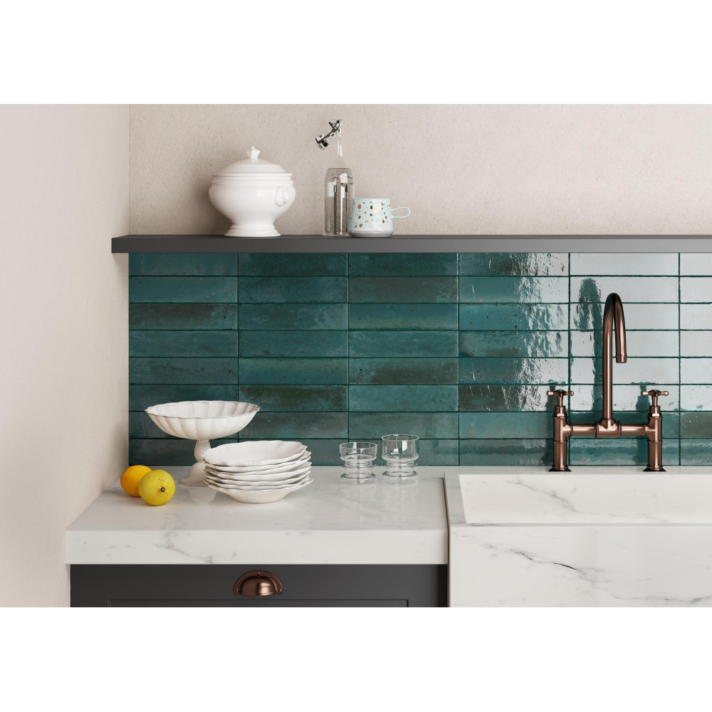 MARAZZI M6RR LUME BLUE LUX 6х24 (плитка настінна)