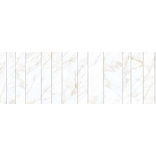 MARAZZI M8FN MAGNIFICA CALACATTA GOLD MOSAICO STRIP INSERTO METALLO 60х180 декор-панно (плитка настінна)
