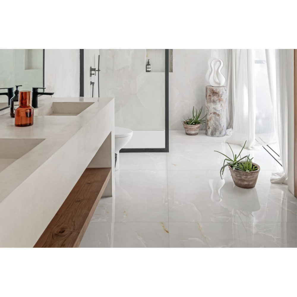 MARAZZI MERS GRANDE MARBLE LOOK ONICE AVORIO LUX RET 120х120 (плитка для підлоги і стін)