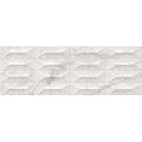 MARAZZI M4PD MARBLEPLAY STATUARIETTO STRUTTURA GEM 3D RET 30x90 (плитка настінна)