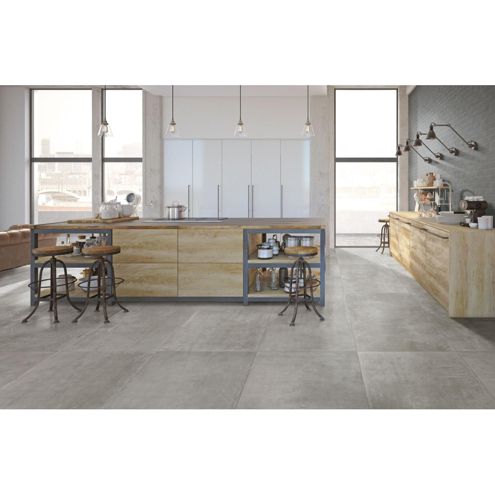 MARAZZI M02W MEMENTO SILVER RETT 75х150 (плитка для підлоги і стін)